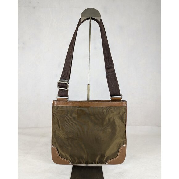 Authentic PRADA Canapa Shoulder Bag in Nylon with LOGO Made in Italy - Picture 1 of 14